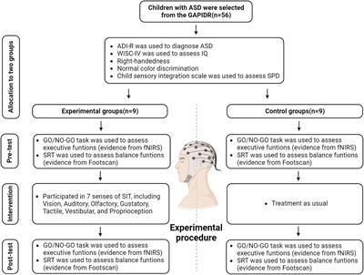 Effects of sensory integration training on balance function and executive function in children with autism spectrum disorder: evidence from Footscan and fNIRS